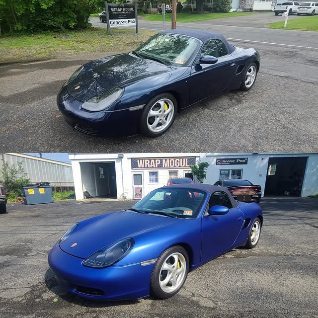 3M 2080 Matte Slate Blue Metallic Vinyl Wrap | M217