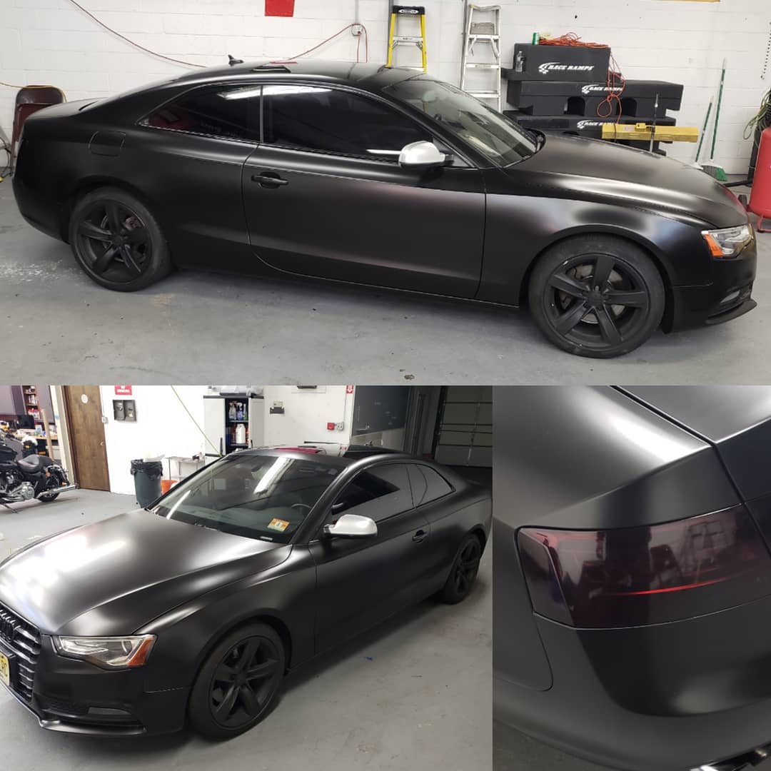 3M 2080 Satin Black Vinyl Wrap | S12