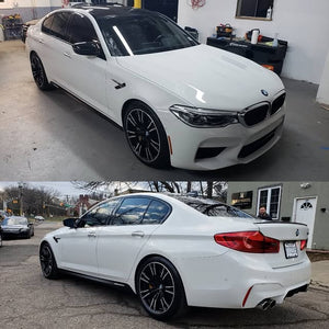 BMW M5 paint correction ceramic coating gloss black