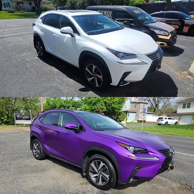 Avery Dennison SW900 Satin Purple Metallic Vinyl Wrap | SW900-566-M