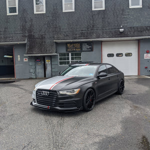 Audi half wrap racing stripe custom design