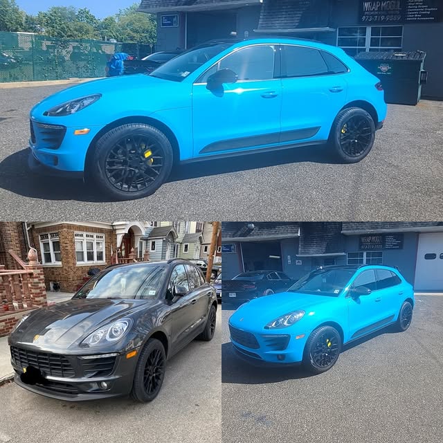 Avery Dennison SW900 Gloss Light Blue Vinyl Wrap | SW900-632-O
