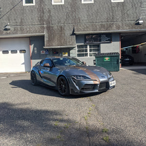 Toyota Supra racing stripe dual center black