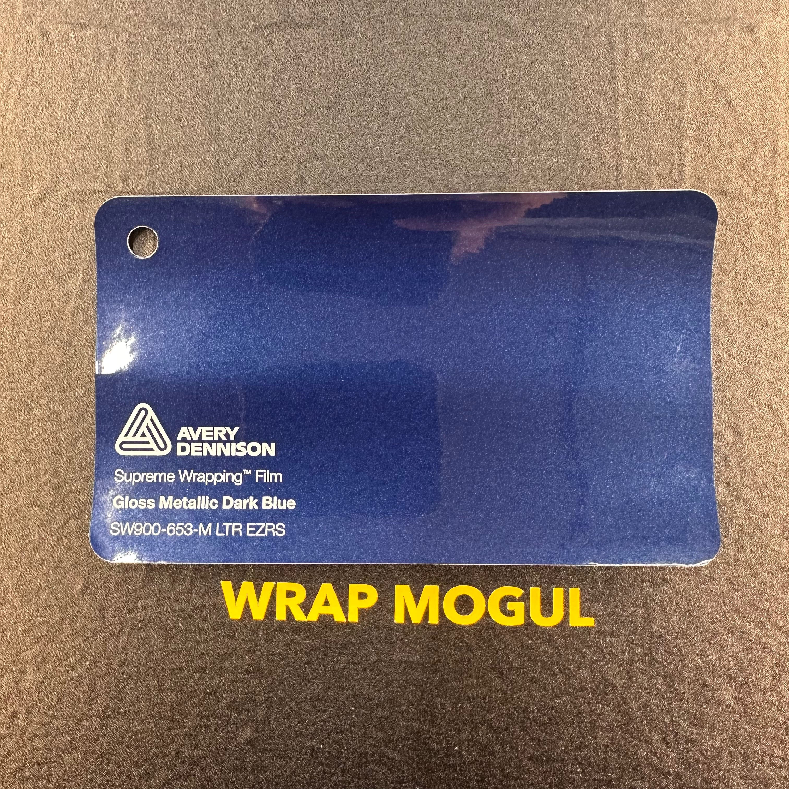 Avery Dennison SW900 Gloss Dark Blue Metallic Vinyl Wrap | SW900-653-M
