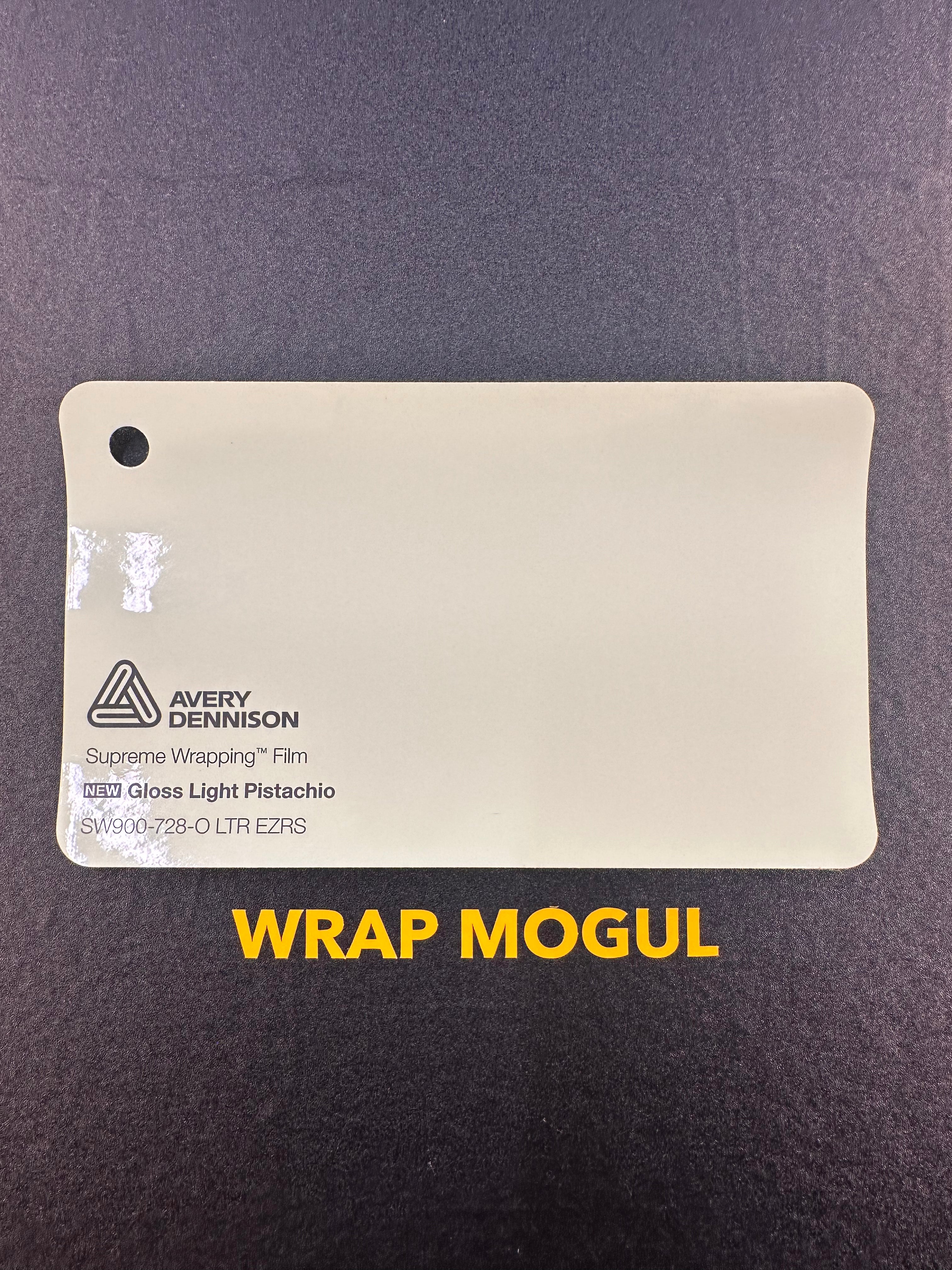 Avery Dennison SW900 Gloss Light Pistachio Vinyl Wrap | SW900-728-O
