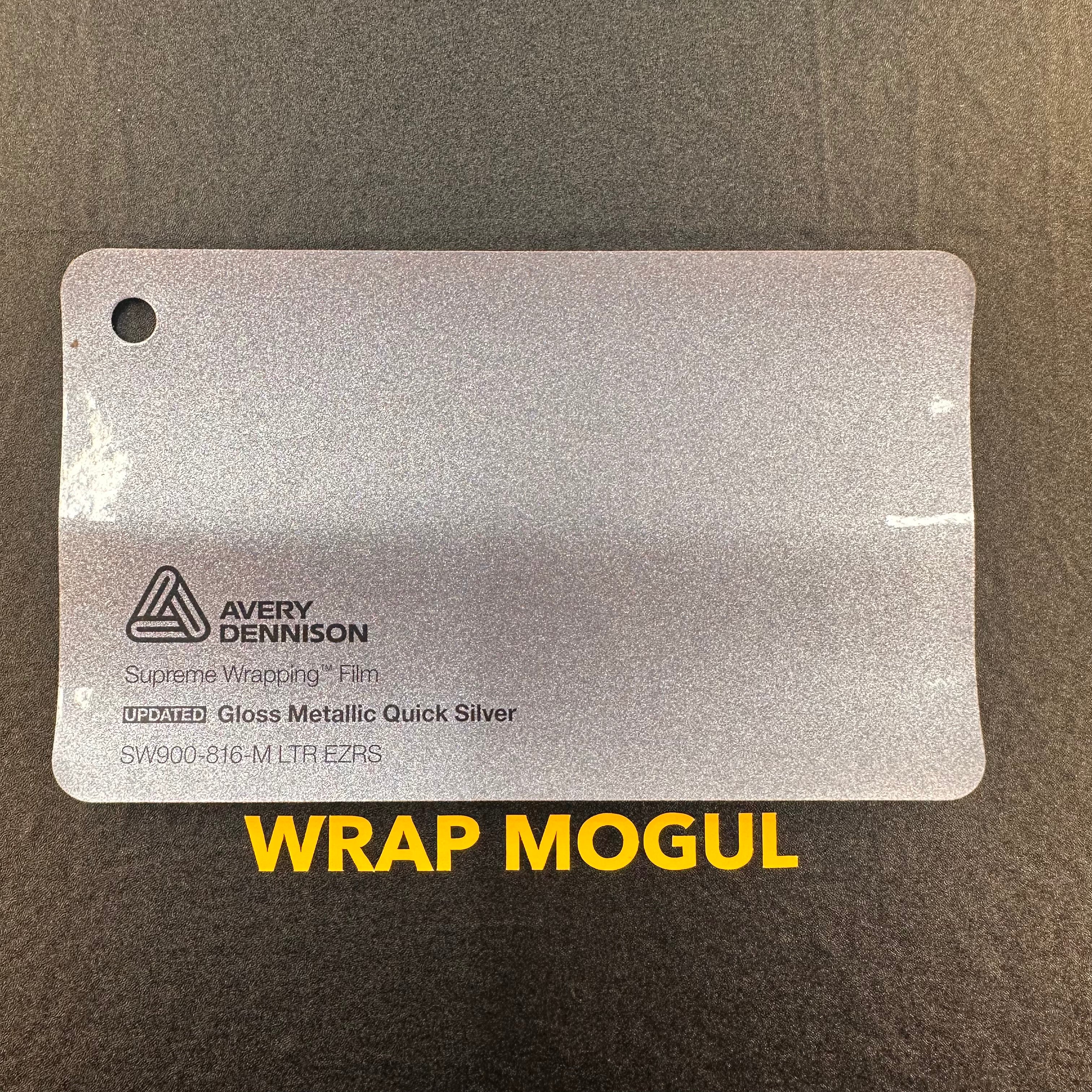 Avery Dennison SW900 Gloss Quicksilver Metallic Vinyl Wrap | SW900-816-M