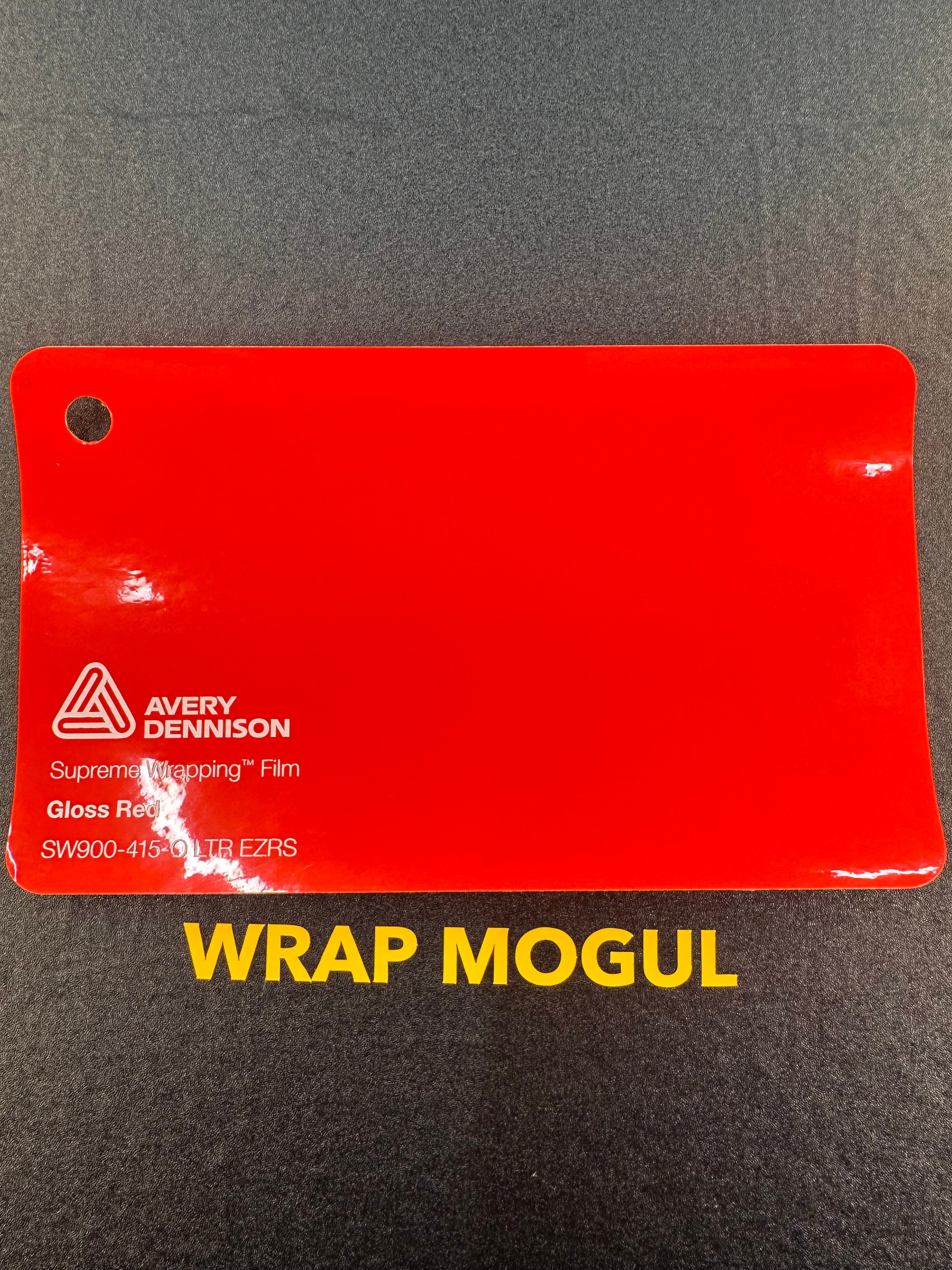 Avery Dennison SW900 Gloss Red Vinyl Wrap | SW900-415-O