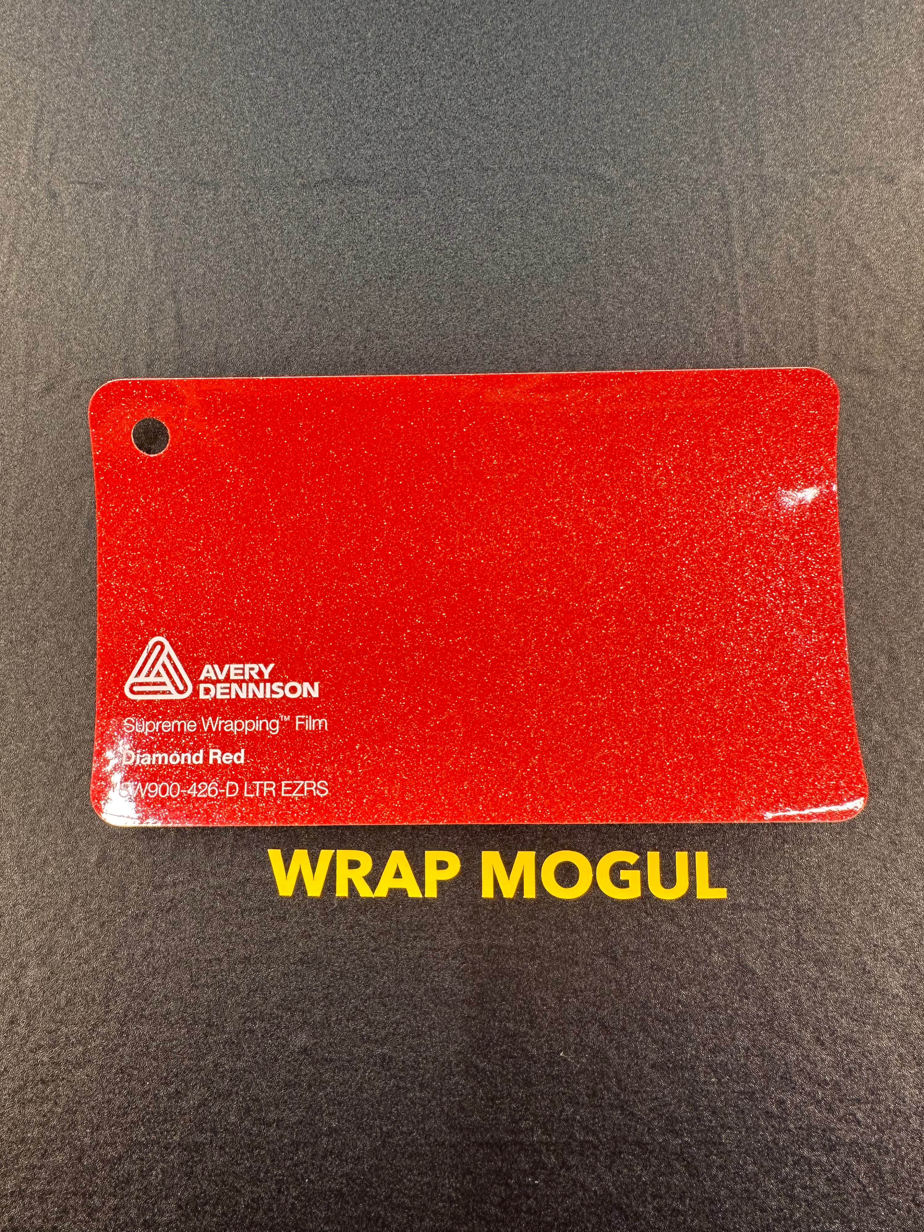 Avery Dennison SW900 Gloss Red Diamond Vinyl Wrap | SW900-426-D