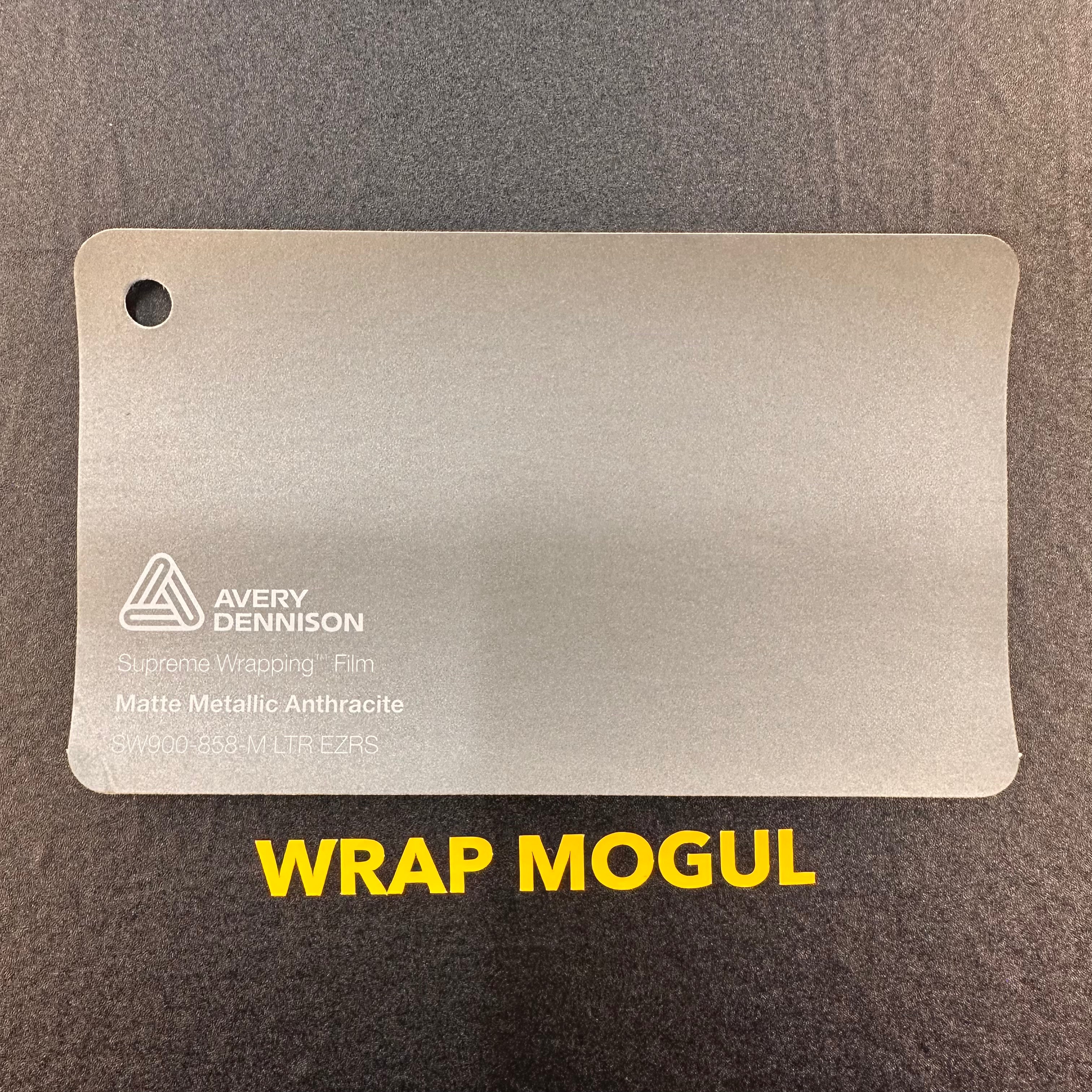 Avery Dennison SW900 Matte Anthracite Metallic Vinyl Wrap | SW900-858-M
