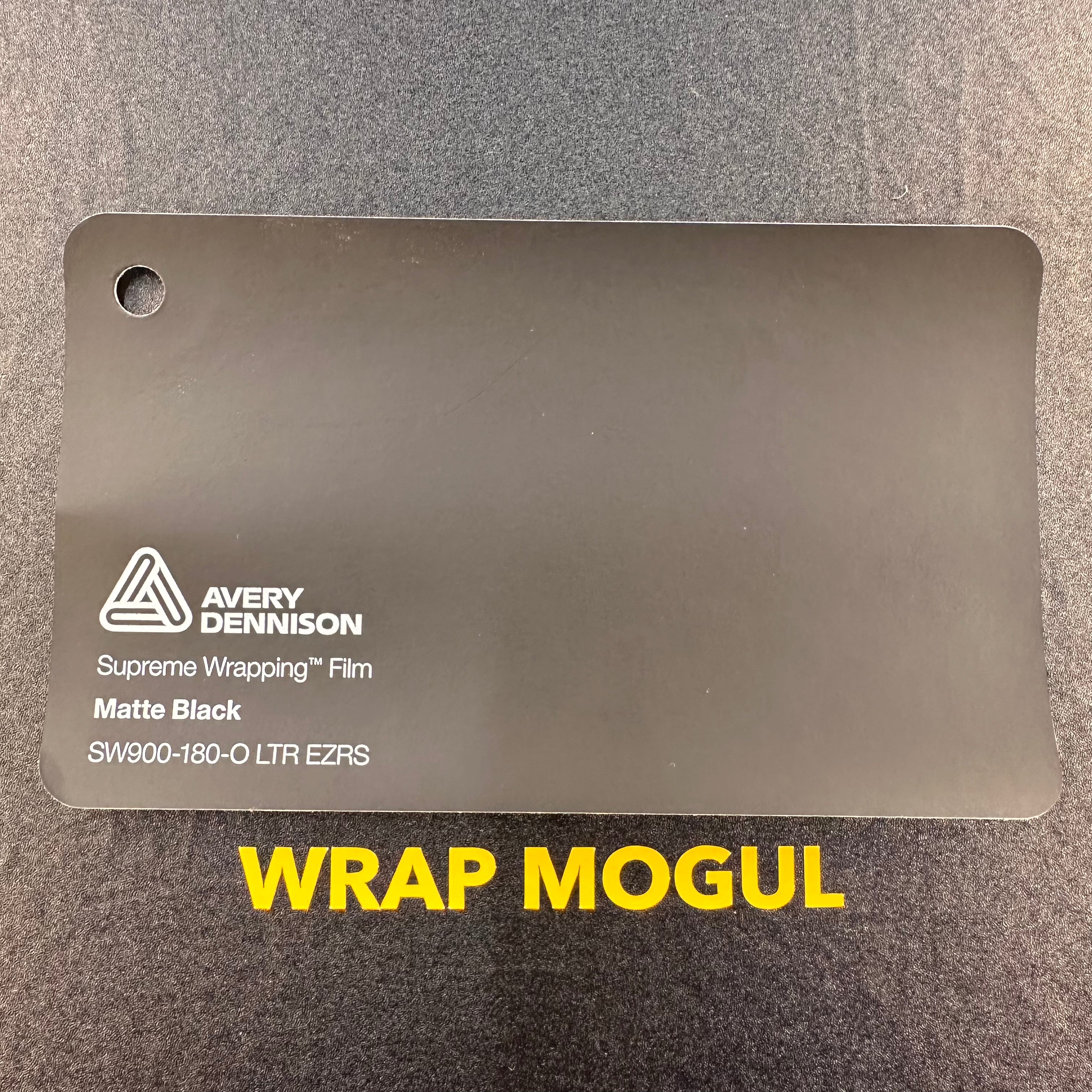Avery Dennison SW900 Matte Black Vinyl Wrap | SW900-180-O
