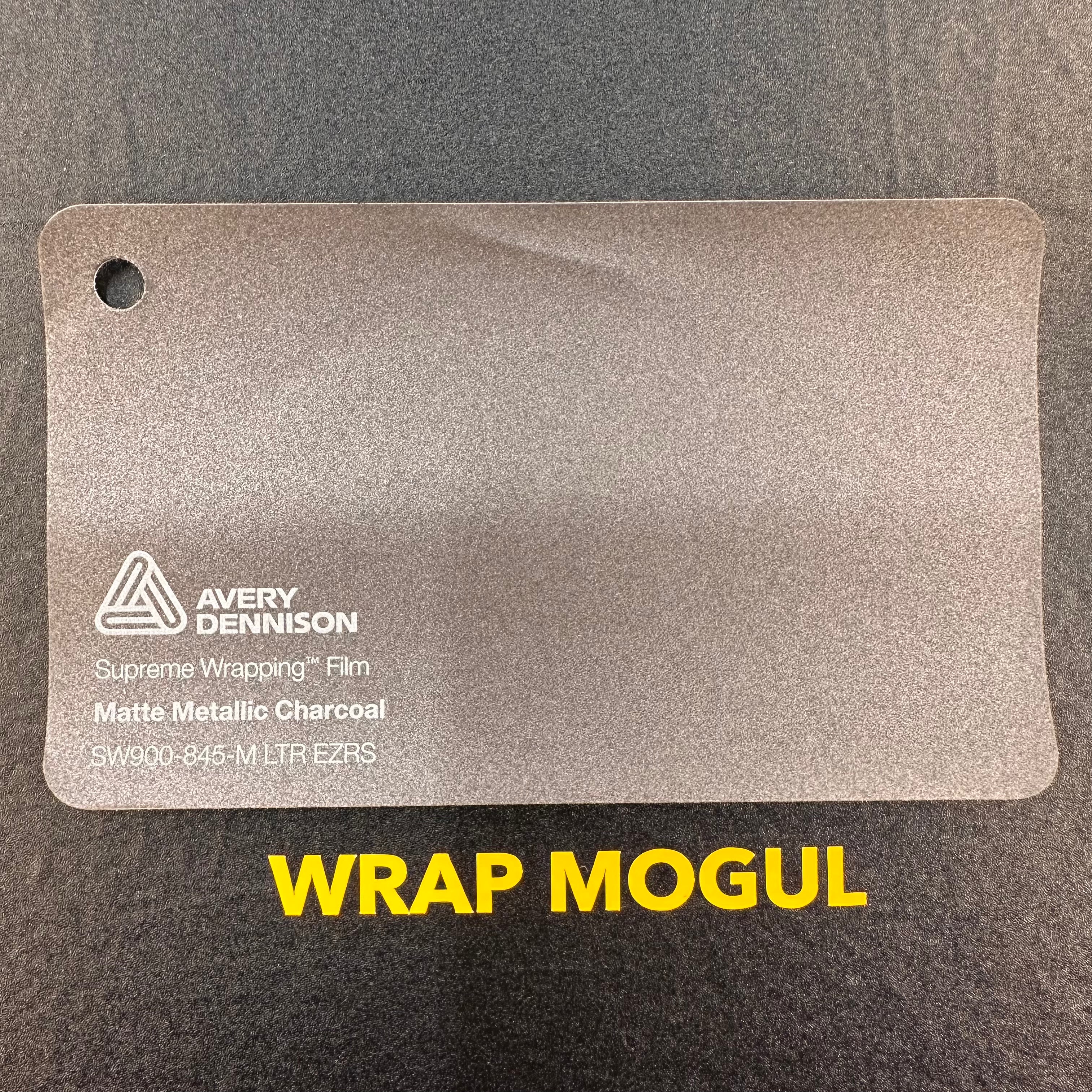 Avery Dennison SW900 Matte Charcoal Metallic Vinyl Wrap | SW900-845-M