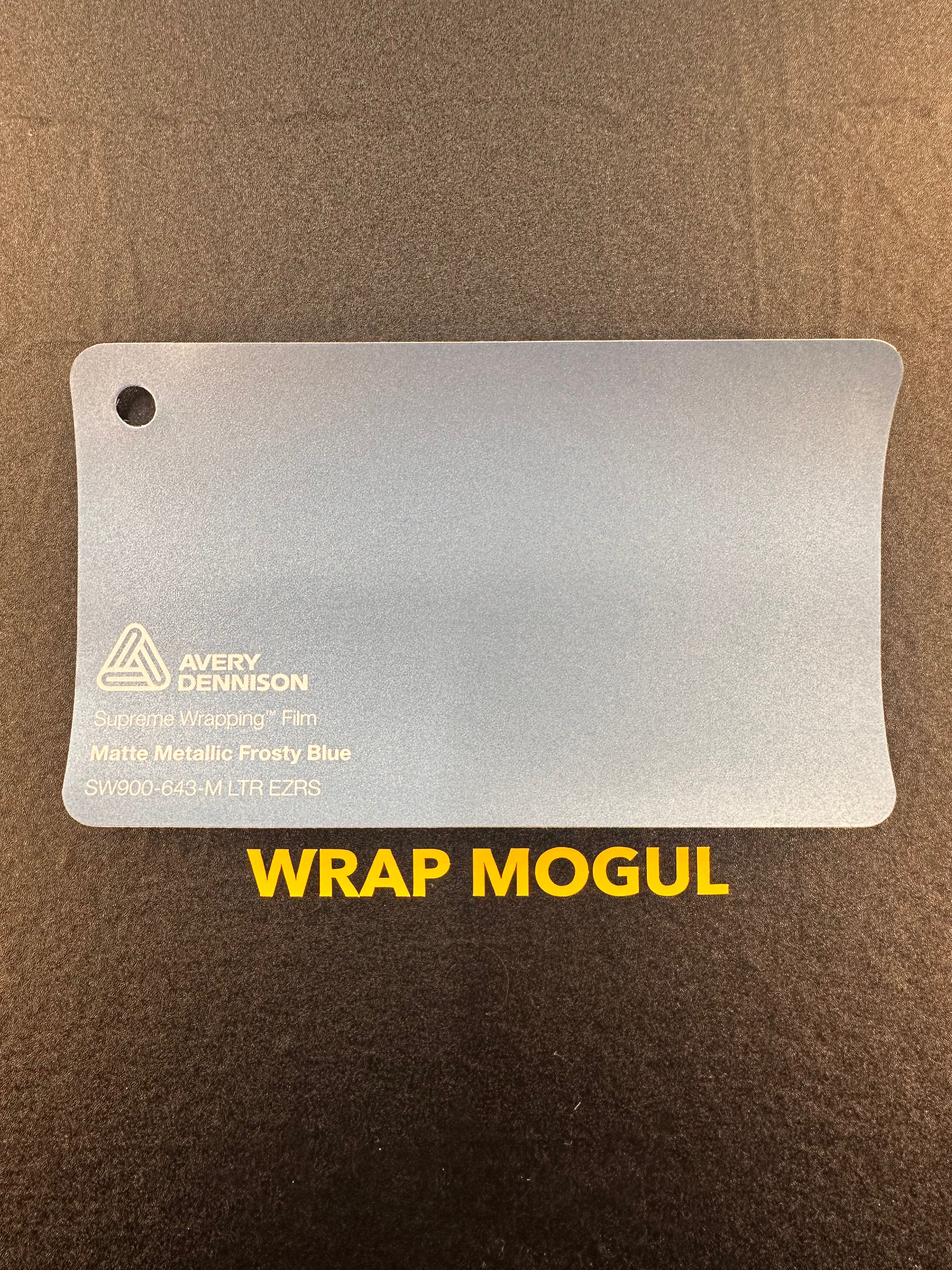 Avery Dennison SW900 Matte Frosty Blue Metallic Vinyl Wrap | SW900-643-M