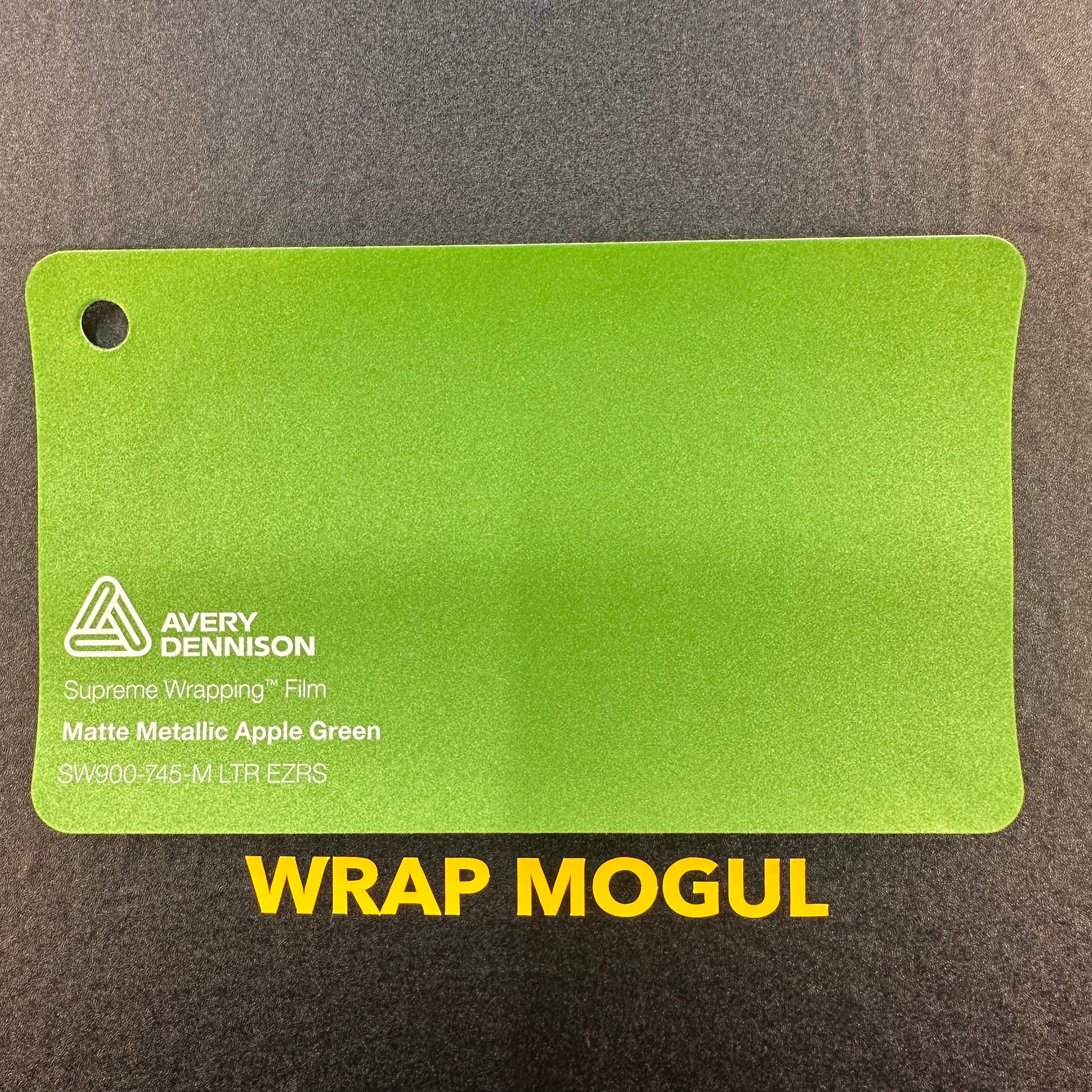Avery Dennison SW900 Matte Green Apple Metallic Vinyl Wrap | SW900-745-M