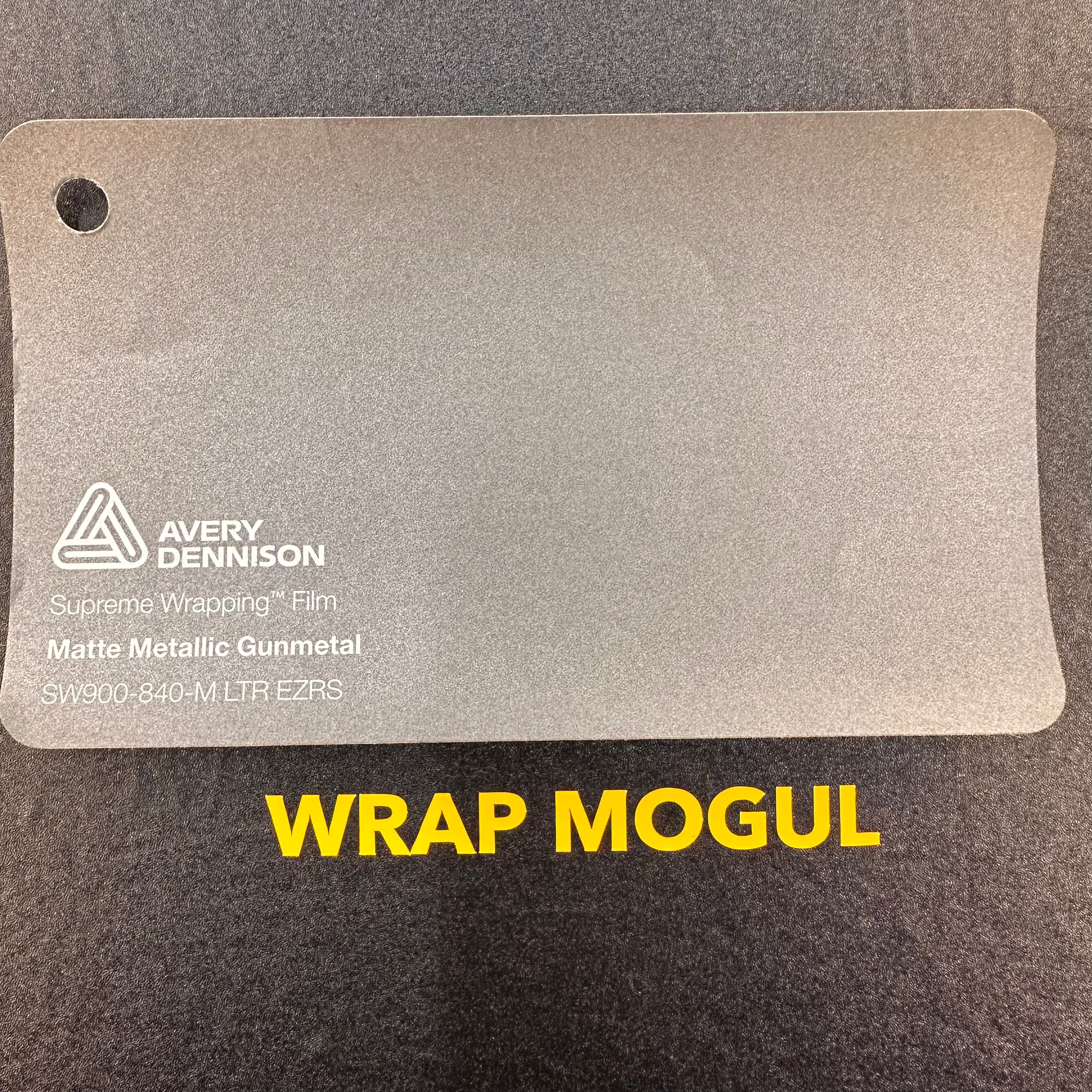 Avery Dennison SW900 Matte Gunmetal Metallic Vinyl Wrap | SW900-840-M