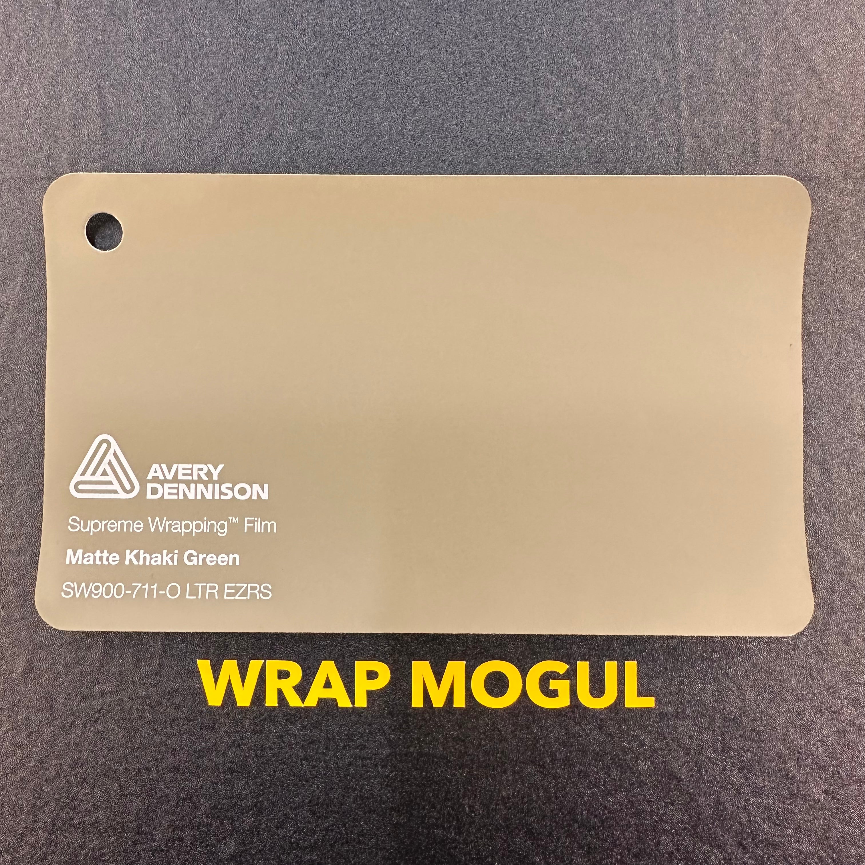 Avery Dennison SW900 Matte Khaki Green Vinyl Wrap | SW900-711-O