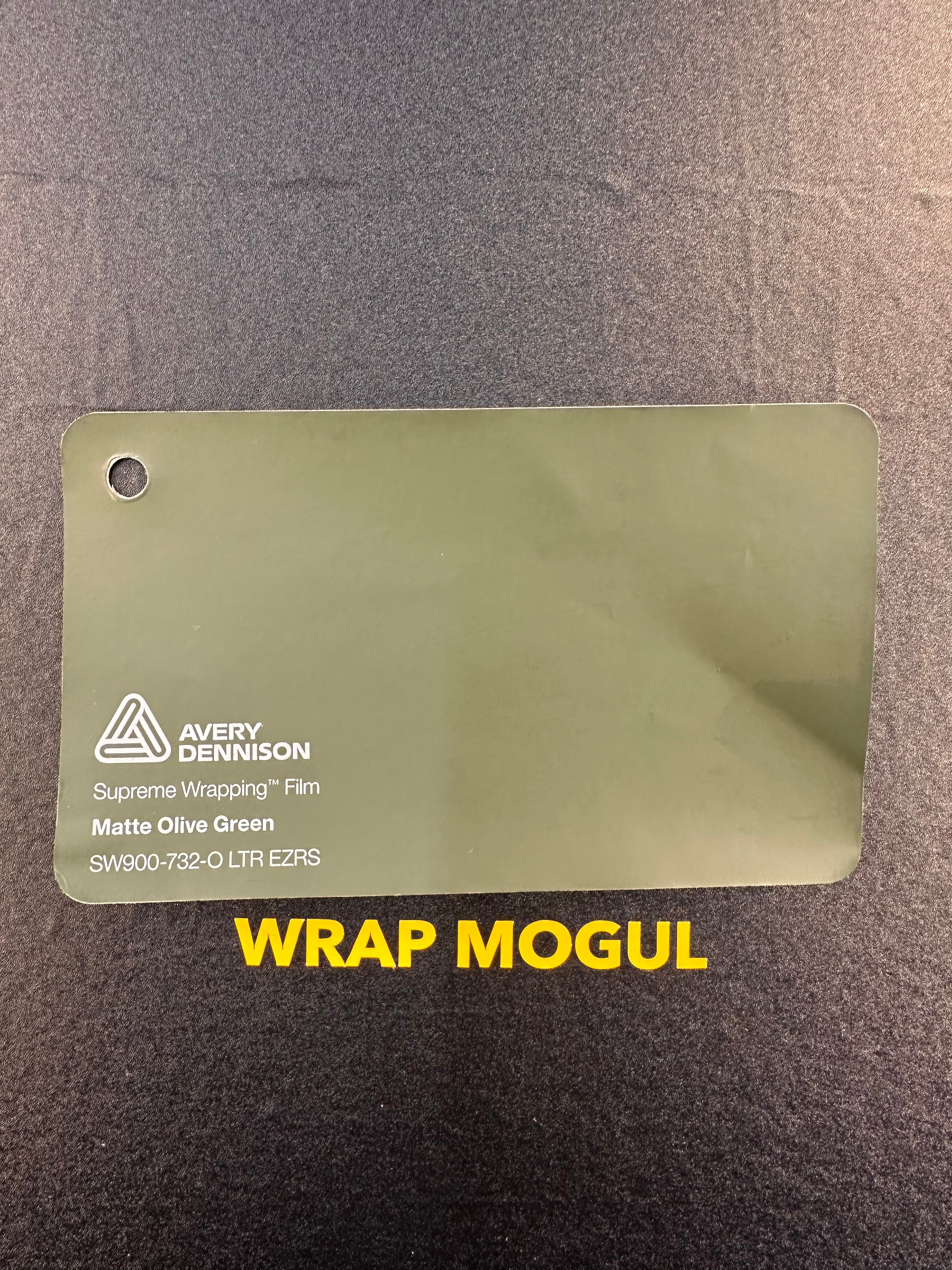 Avery Dennison SW900 Matte Olive Green Vinyl Wrap | SW900-732-O