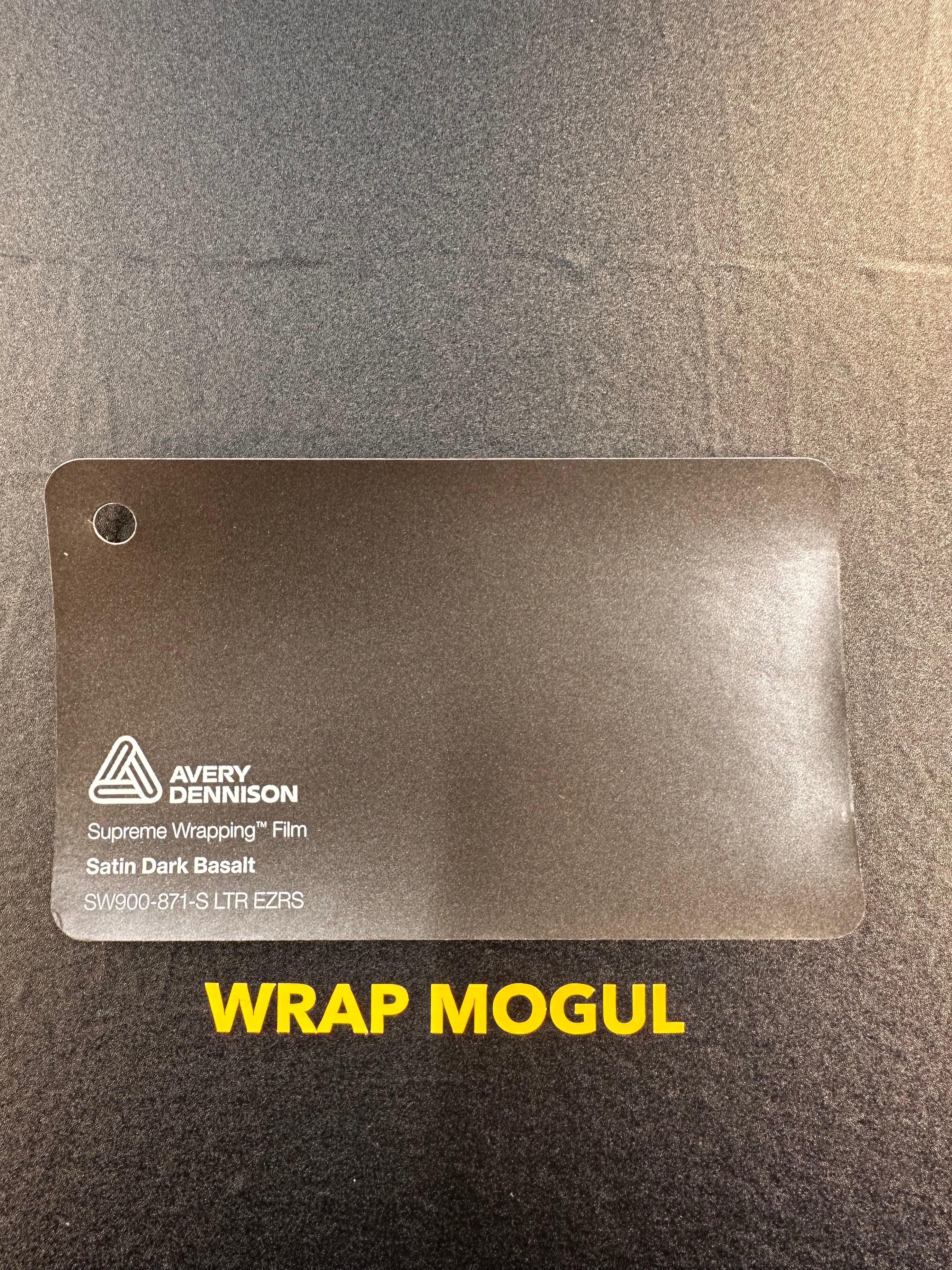 Avery Dennison SW900 Satin Dark Basalt Vinyl Wrap | SW900-871-S