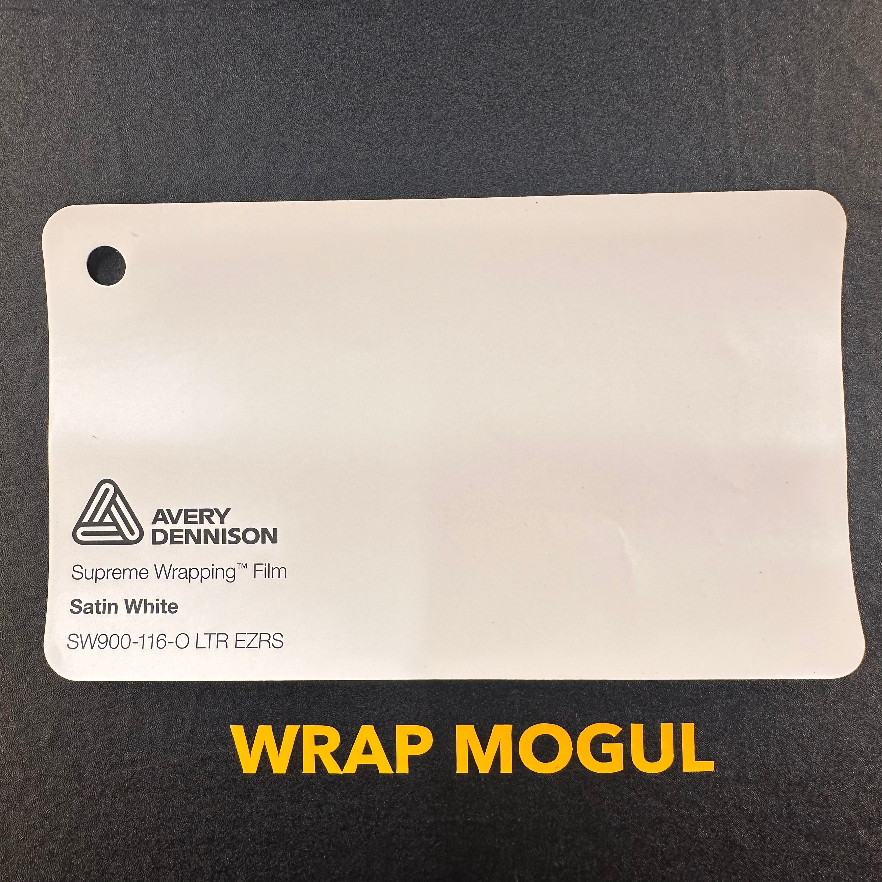 Avery Dennison SW900 Satin White Vinyl Wrap | SW900-116-O