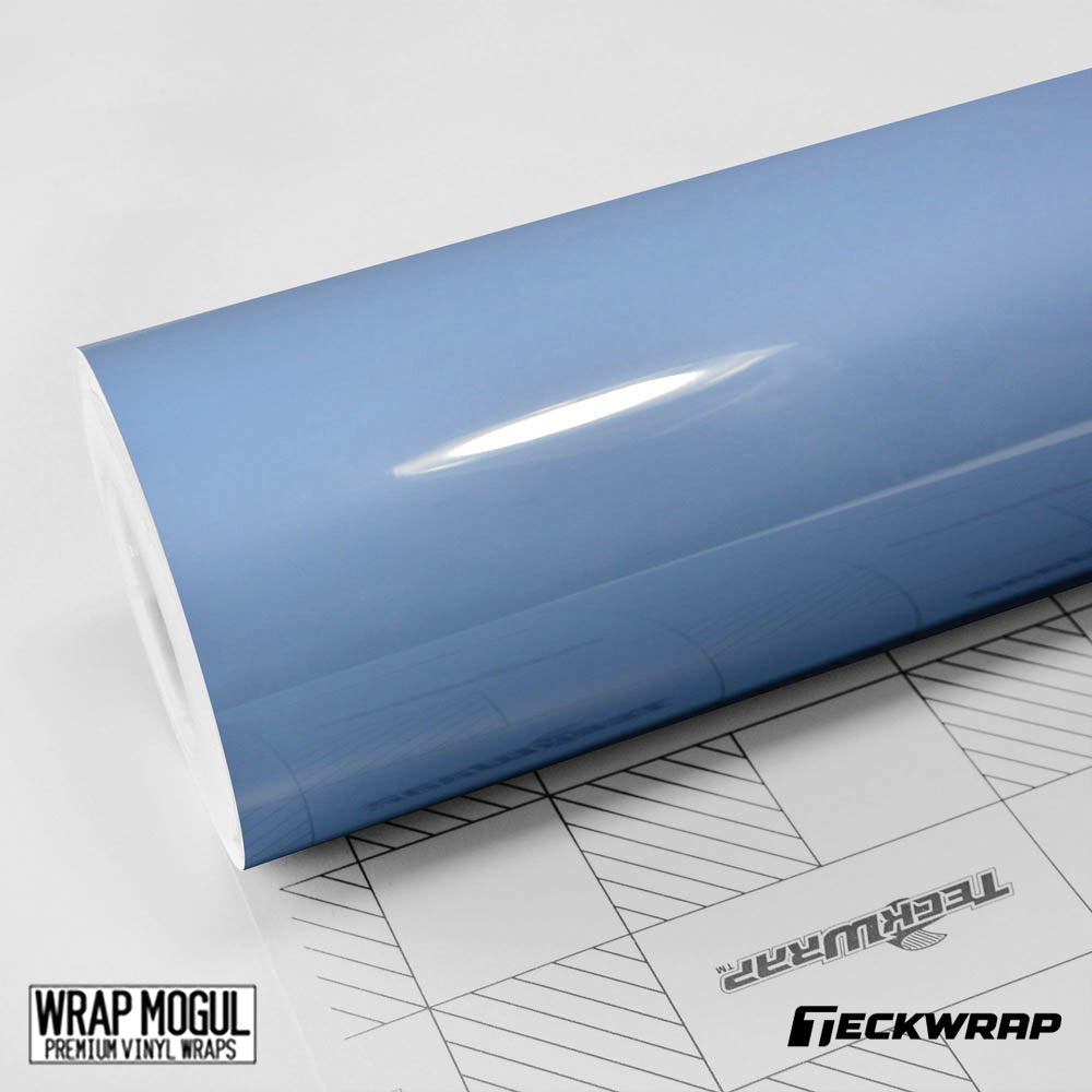 Teckwrap High Gloss China Blue Vinyl Wrap | CG22