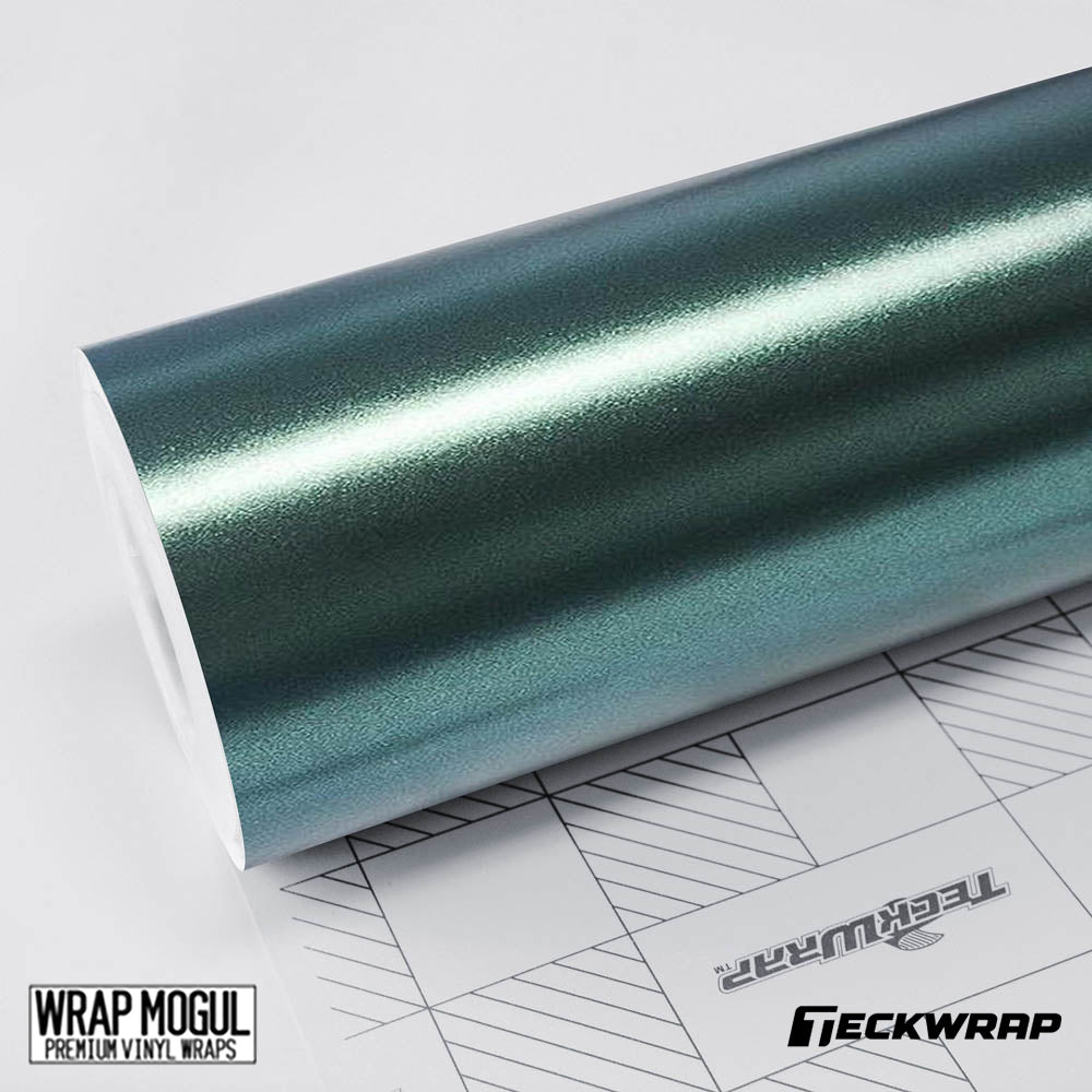 Teckwrap Color EggShell Metallic Forest Green Vinyl Wrap | ECH19