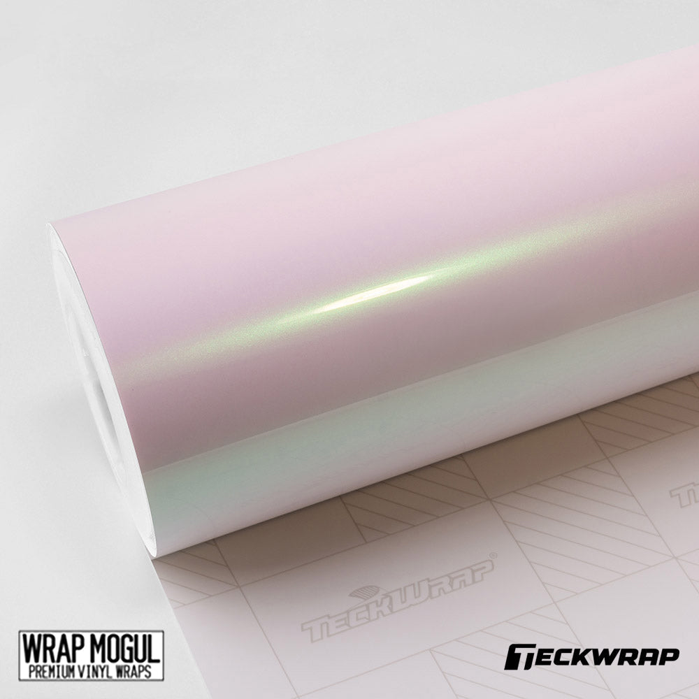 Teckwrap Gloss Glitter And Diamond Gloss Aurora White Vinyl Wrap | DCH02-HD