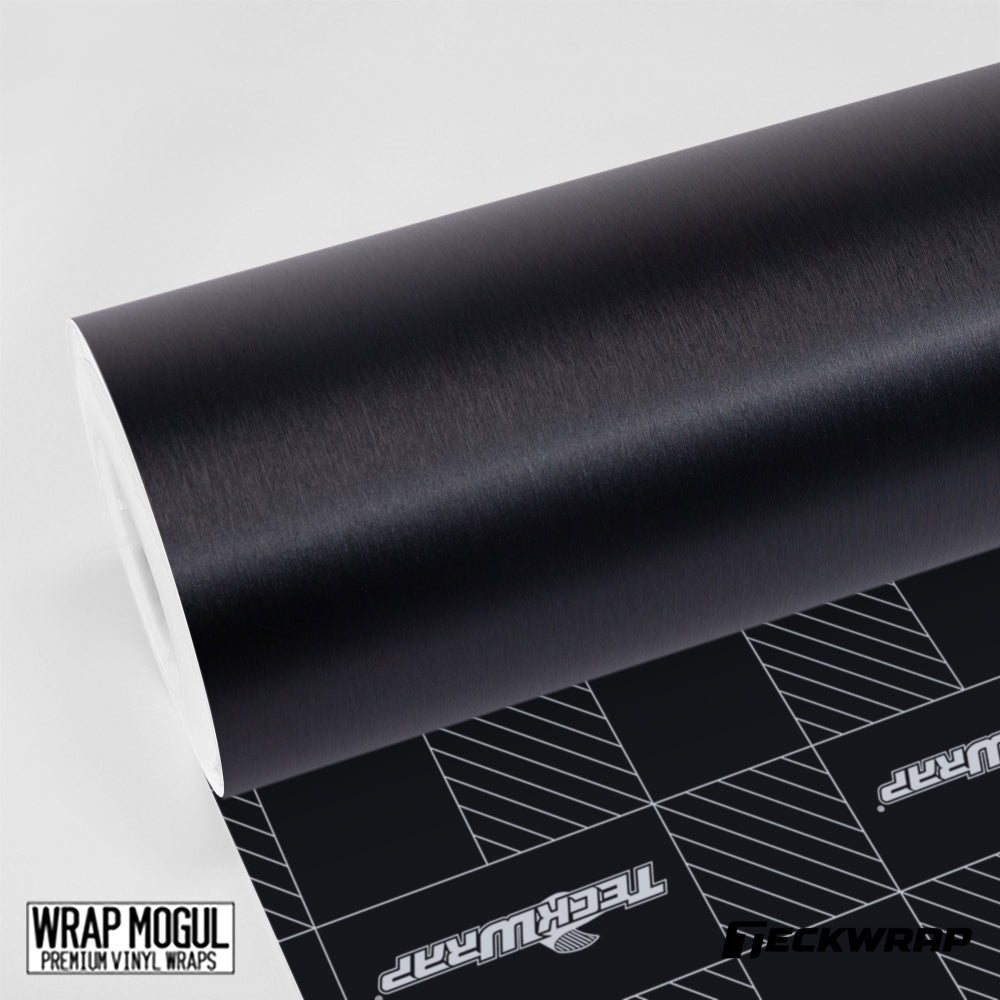 Teckwrap Brushed Vinyl (Ink Black) Matte Brushed Vinyl Wrap | BM04