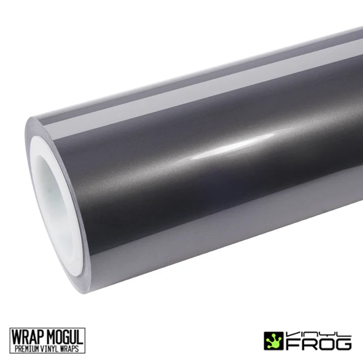 Vinyl Frog Glossy Metallic Stone Gray Vinyl Wrap | GMP69_PET