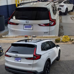 Honda CRV roof wrap black vinyl