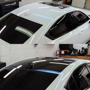 Lexus IS roof wrap gloss black finish