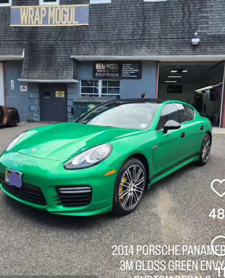3M 2080 Gloss Green Envy Vinyl Wrap | G336