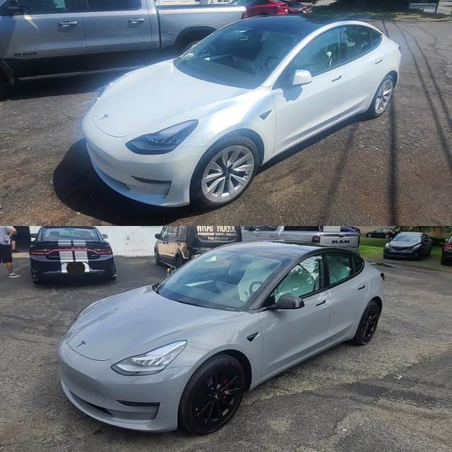 Avery Dennison SW900 Gloss Rock Gray Vinyl Wrap | SW900-821-O