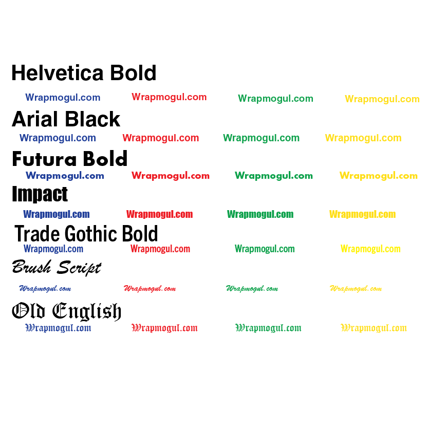 Company Website Decal