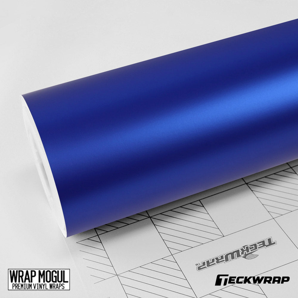 Teckwrap Satin Metalic Admiral Blue Vinyl Wrap | SMT08