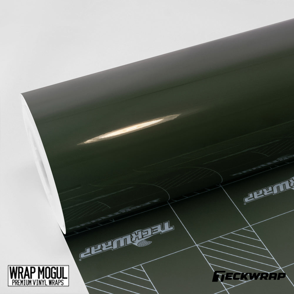 Teckwrap Super Gloss Camouflage Green Vinyl Wrap | CG51