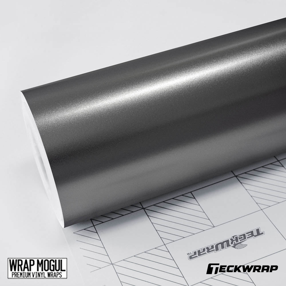 Teckwrap Color EggShell Metallic Charcoal Grey Vinyl Wrap | ECH03