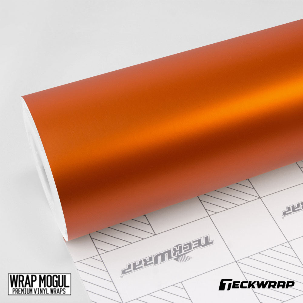 Teckwrap Satin Metalic Copper Orange Vinyl Wrap | SMT17