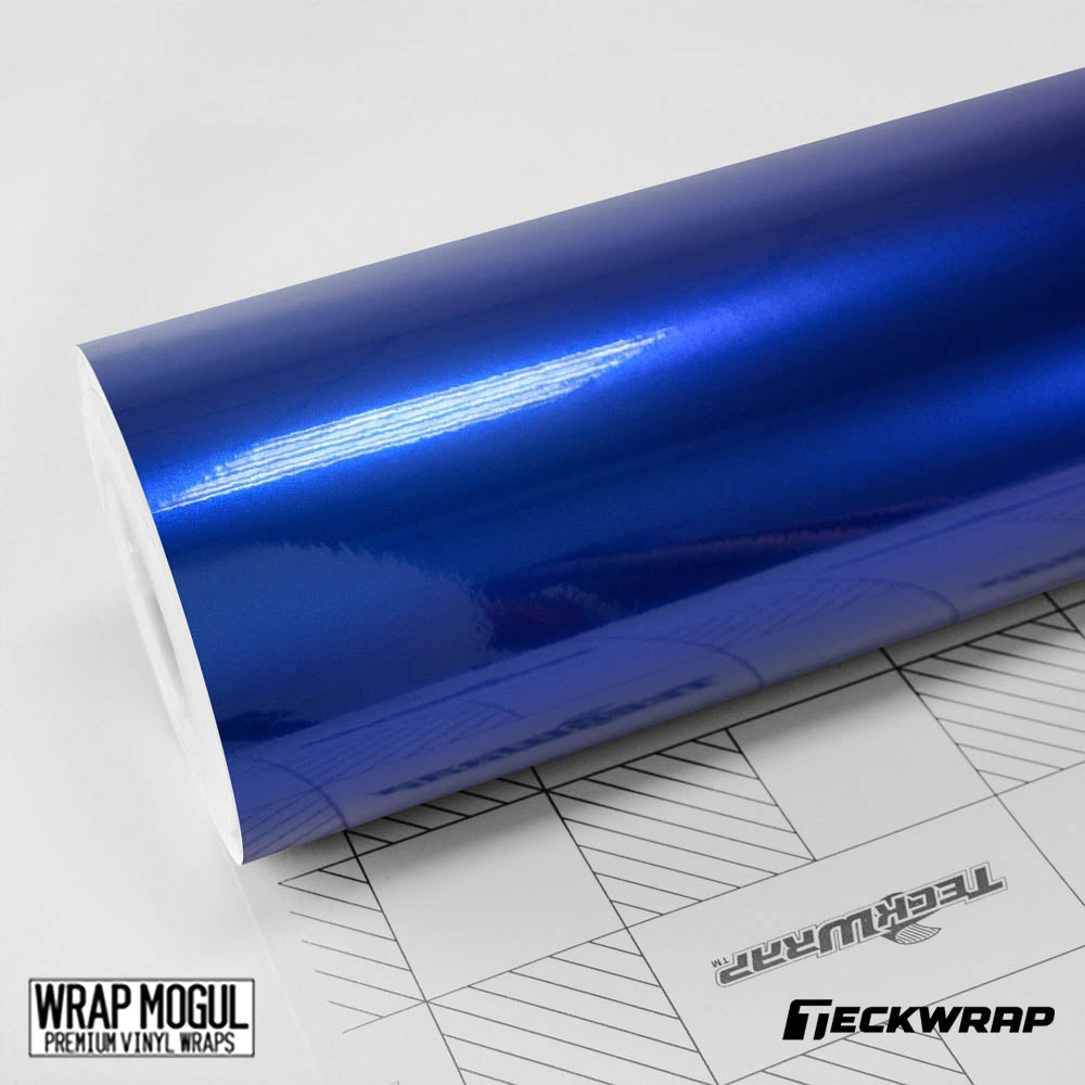 Teckwrap Gloss Metalic Deep Blue Vinyl Wrap | RB02