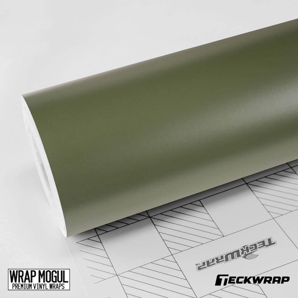 Teckwrap Super Matte Military Green Vinyl Wrap | CM09