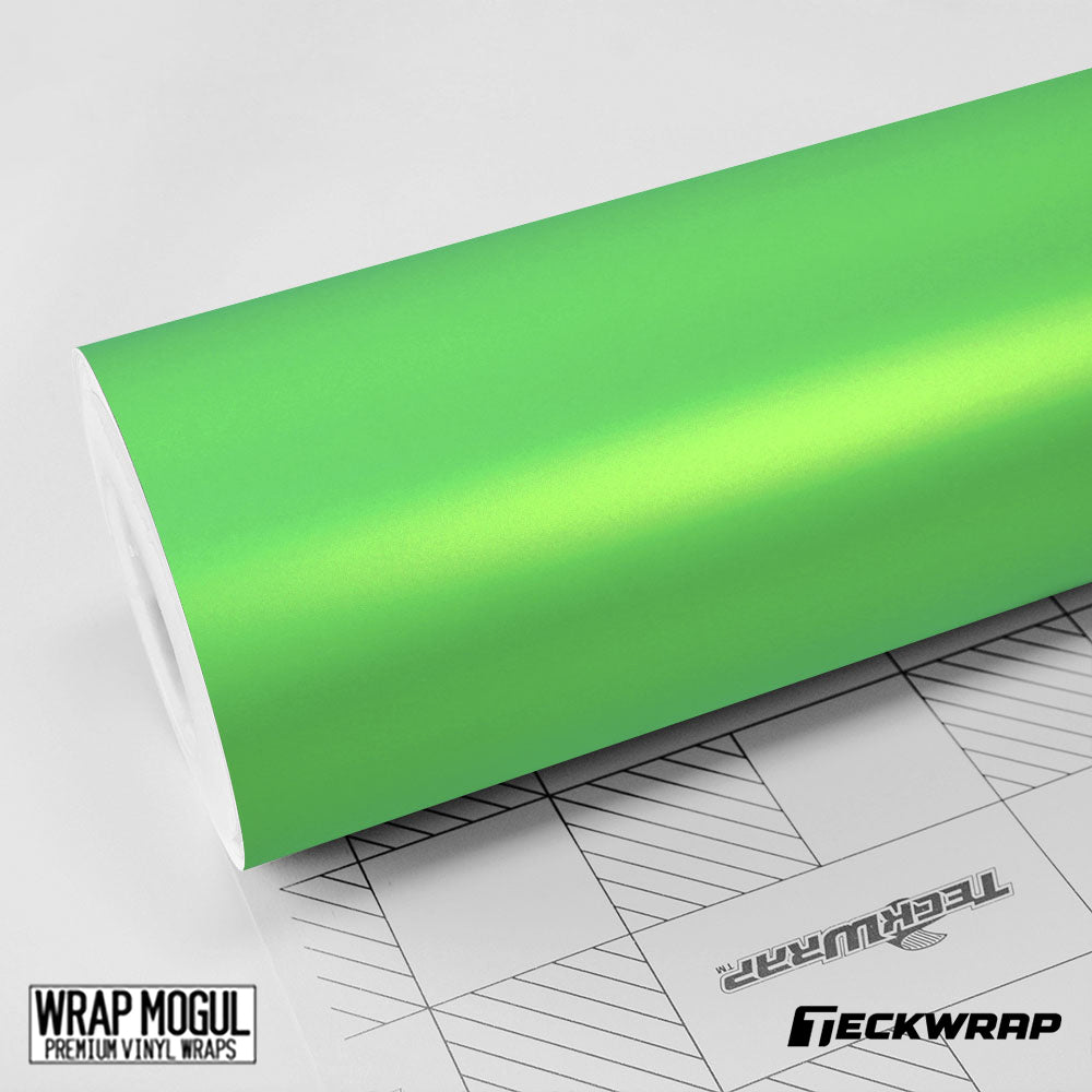 Teckwrap Satin Metalic Paradise Green Vinyl Wrap | SMT12