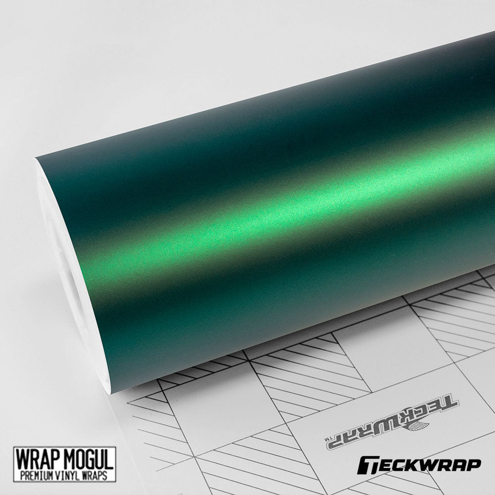 Teckwrap Satin Metalic Pine Green Vinyl Wrap | SMT13