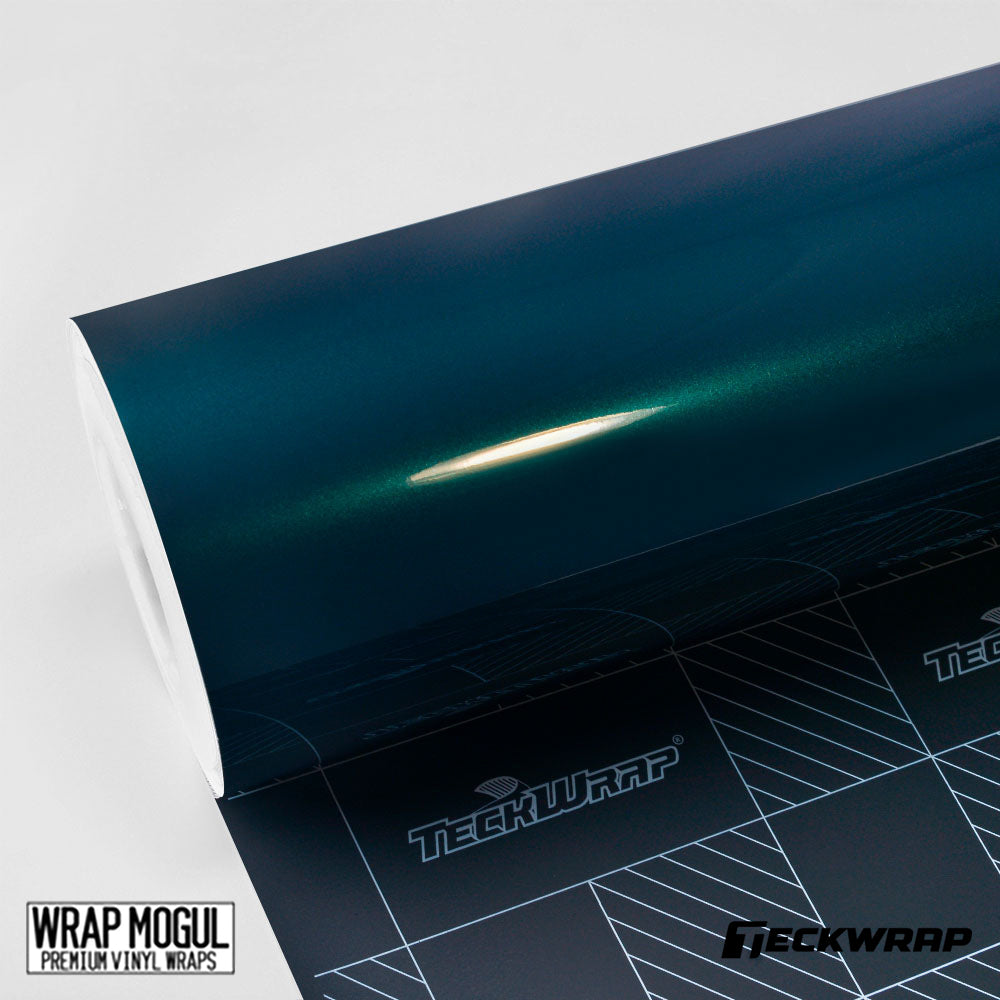 Teckwrap Gloss Metalic Sherwood Green Vinyl Wrap | HM14