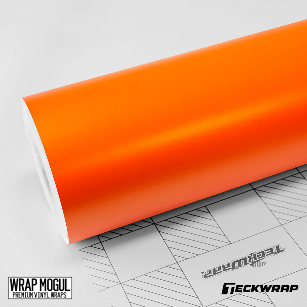 Teckwrap Satin Metalic Solar Orange Vinyl Wrap | SMT10