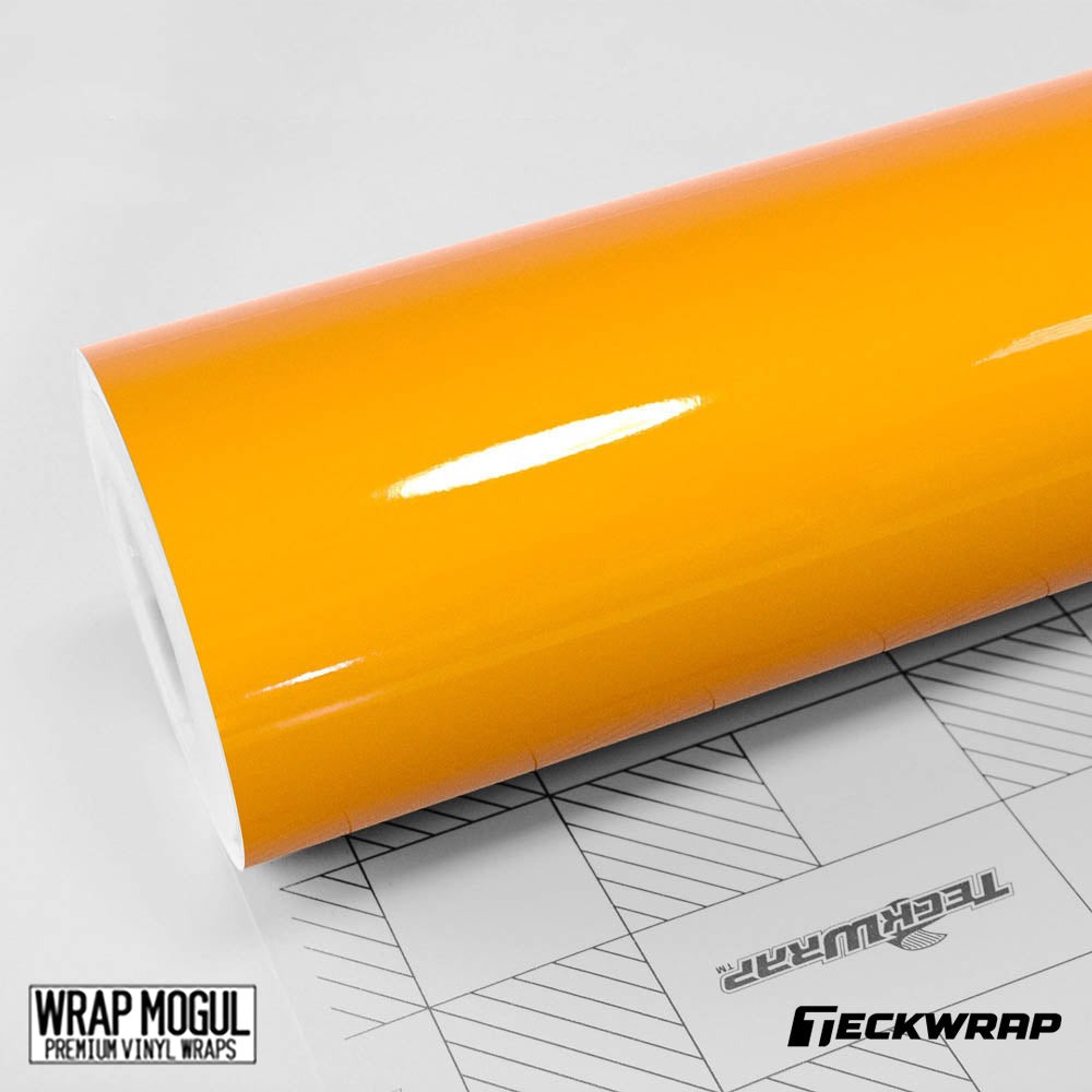 Teckwrap Super Gloss Sunflower Yellow Vinyl Wrap | CG12