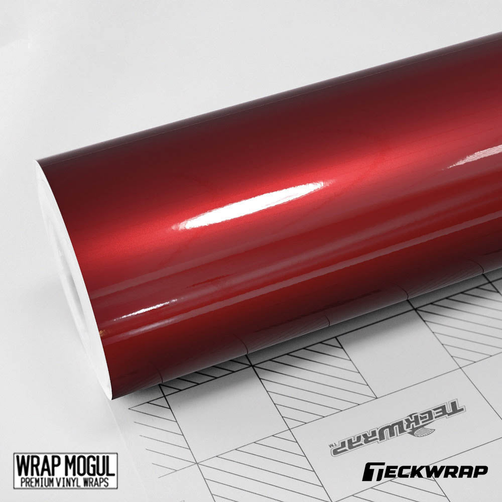 Teckwrap Gloss Aluminum Supreme Red Vinyl  Wrap | GAL26