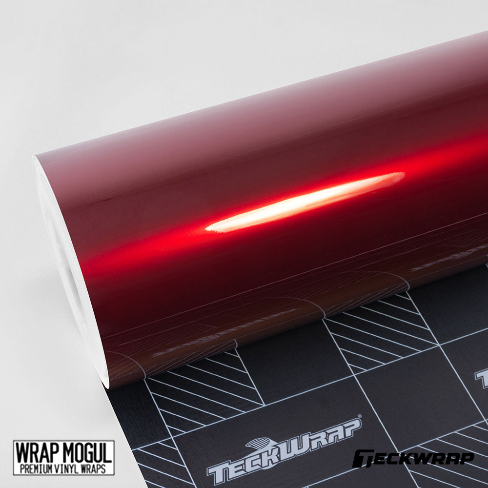 Teckwrap Gloss Aluminum Velvet Red Vinyl  Wrap | GAL30