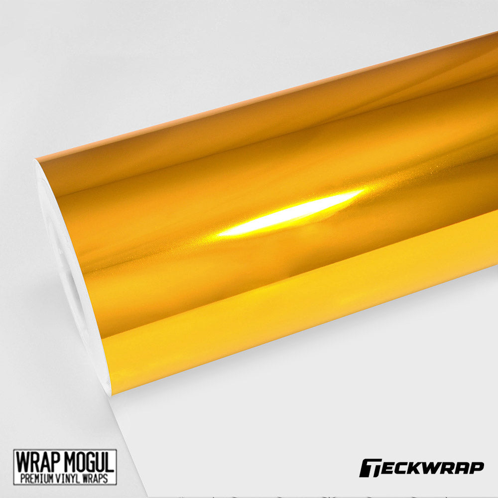 Teckwrap Mirror Chrome Yellow Gold Vinyl  Wrap | CHM02