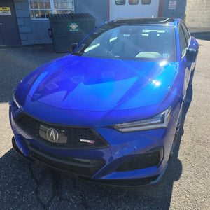 Acura Type S with full front paint protection film (PPF) and ceramic coating by Wrap Mogul