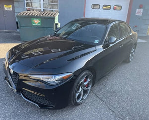 Alfa Romeo Giulia with ceramic coating and paint correction by Wrap Mogul
