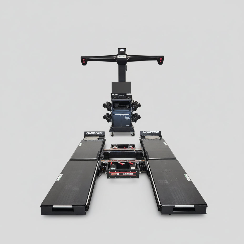 Hunter alignment machine at Wrap Mogul NJ