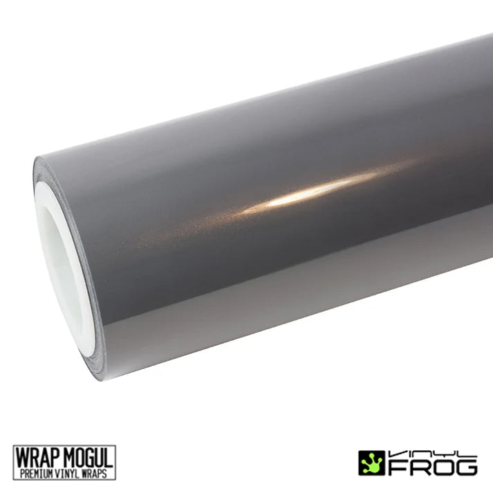 Vinyl Frog Glossy Metallic Bernina Gray Vinyl Wrap | GMP89_PET